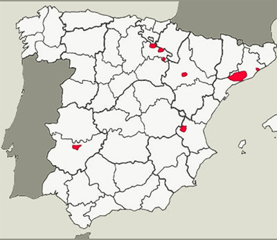 mapa cava